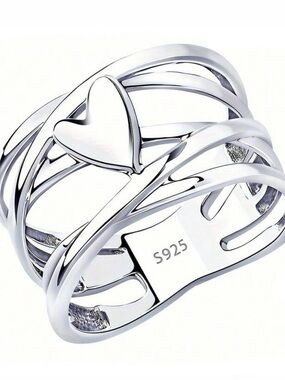 925 Sterling Silver Heart Ring